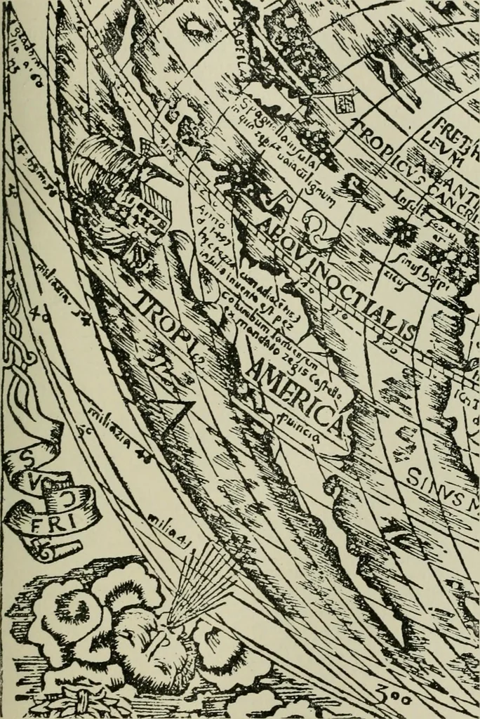 An illustration from Narrative and critical history of America, 1884, leaf 208
