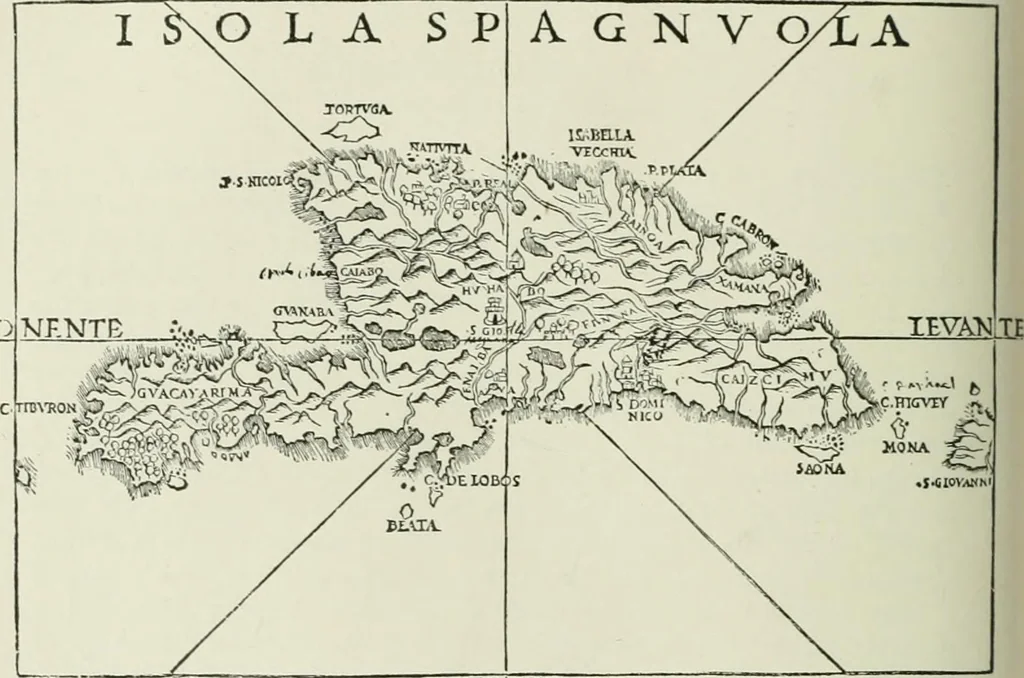 An illustration from Narrative and critical history of America, 1884, leaf 213