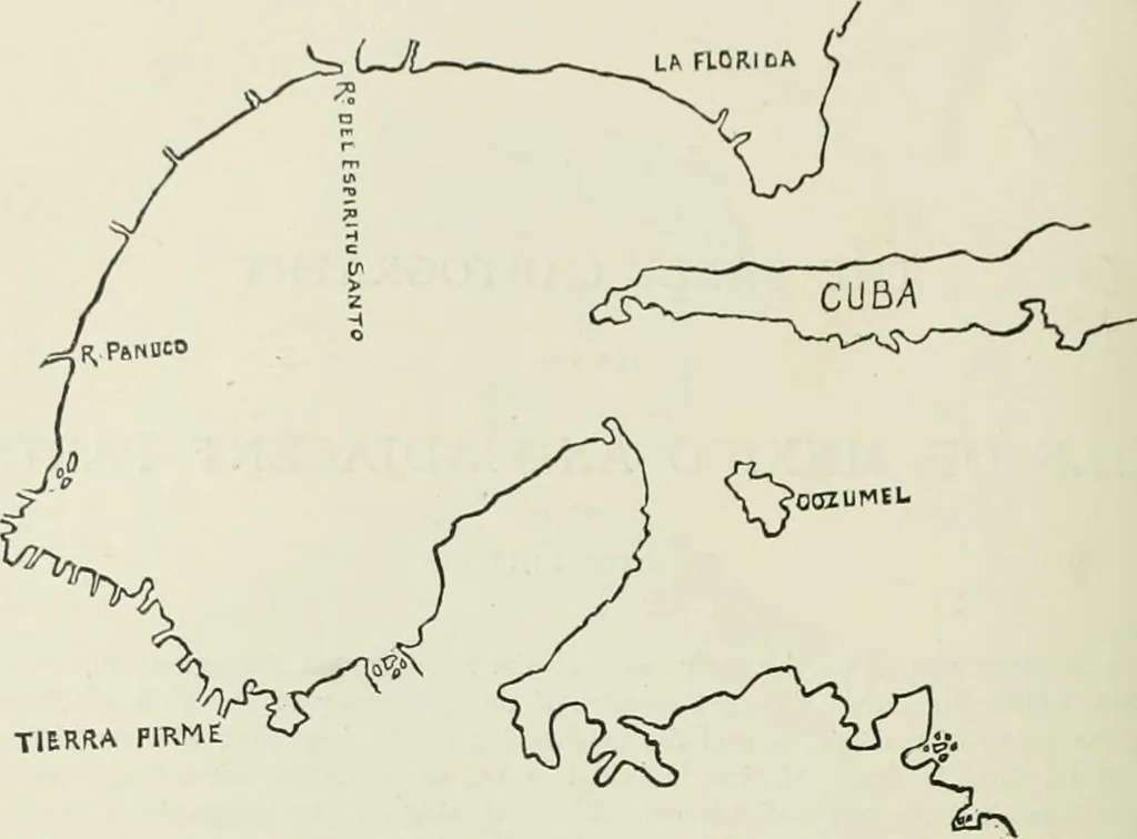 An illustration from Narrative and critical history of America, 1884, leaf 243