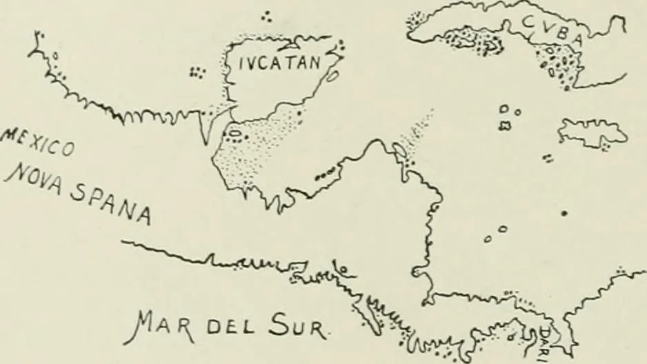 An illustration from Narrative and critical history of America, 1884, leaf 245