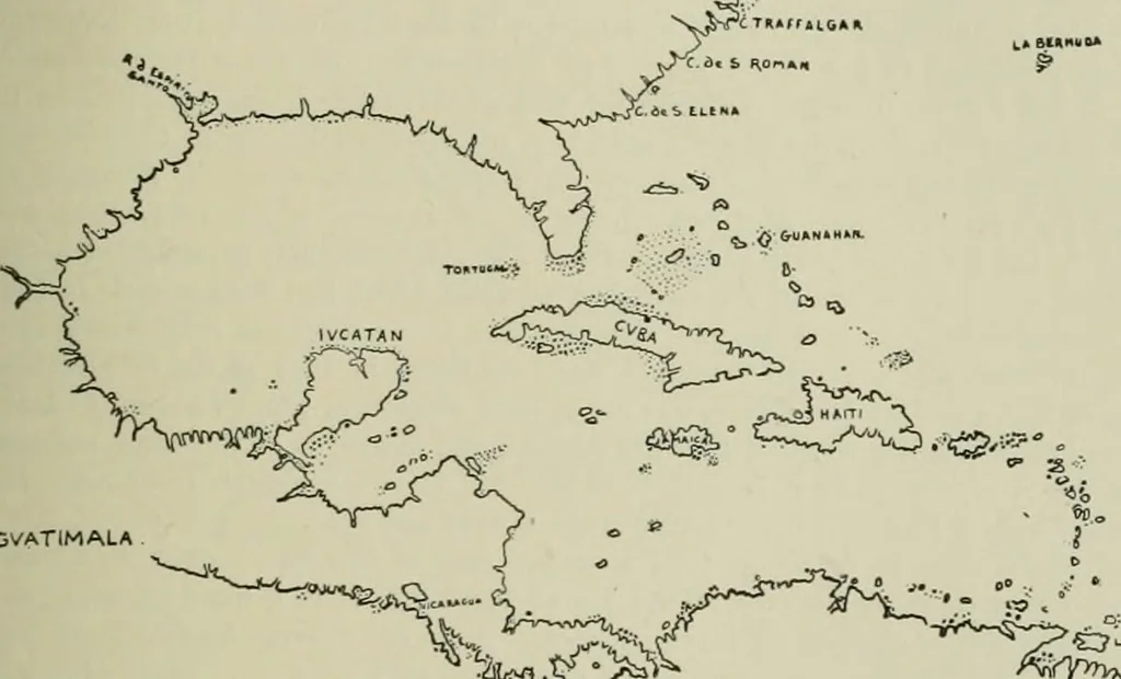 An illustration from Narrative and critical history of America, 1884, leaf 246