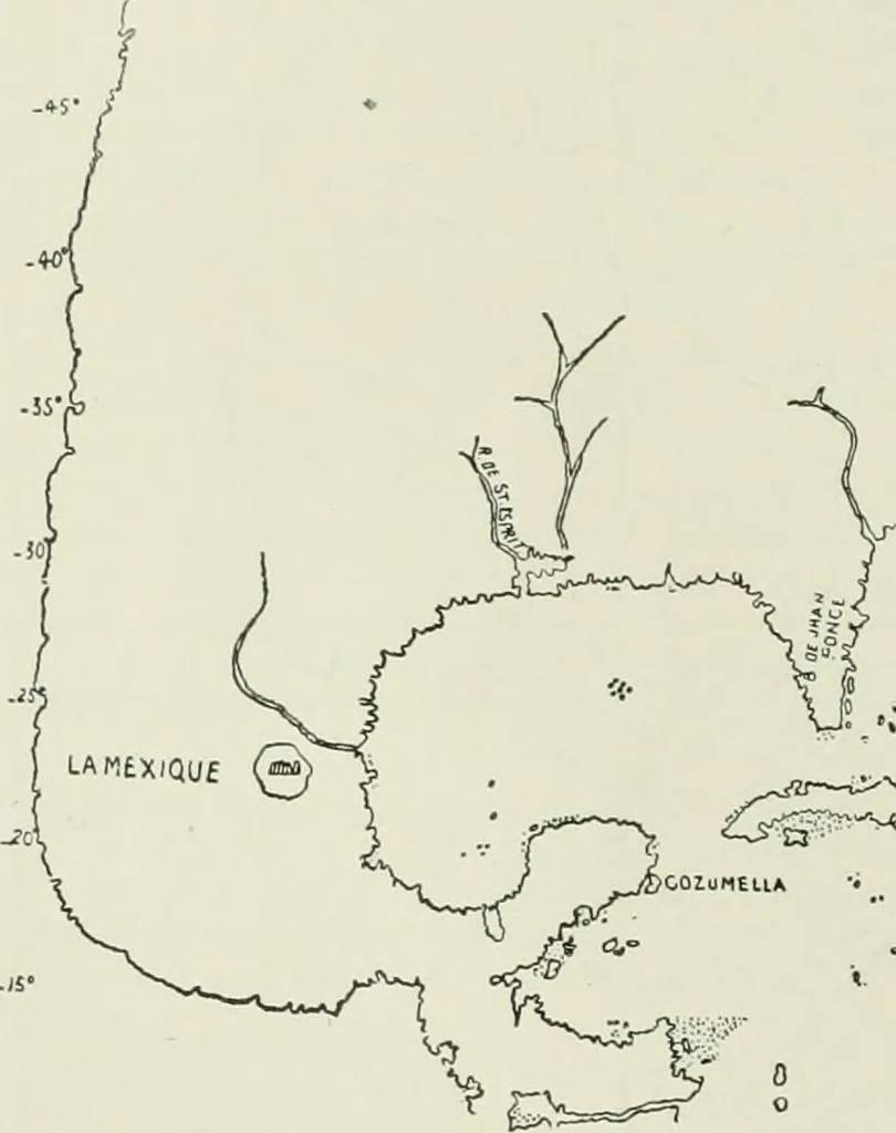 An illustration from Narrative and critical history of America, 1884, leaf 249