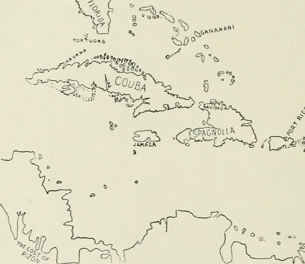 An illustration from Narrative and critical history of America, 1884, leaf 251