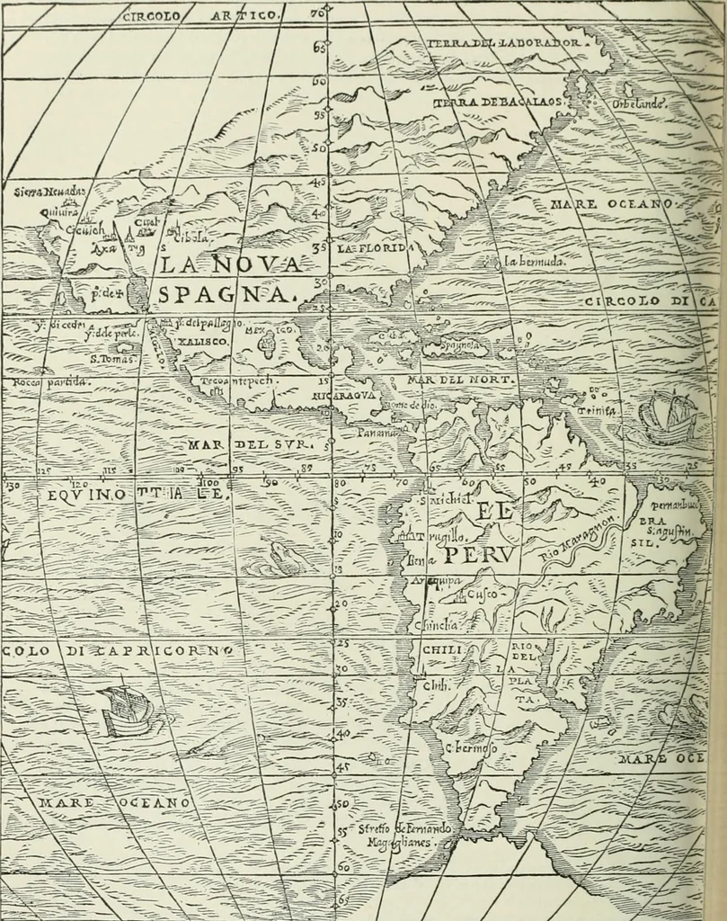An illustration from Narrative and critical history of America, 1884, leaf 253