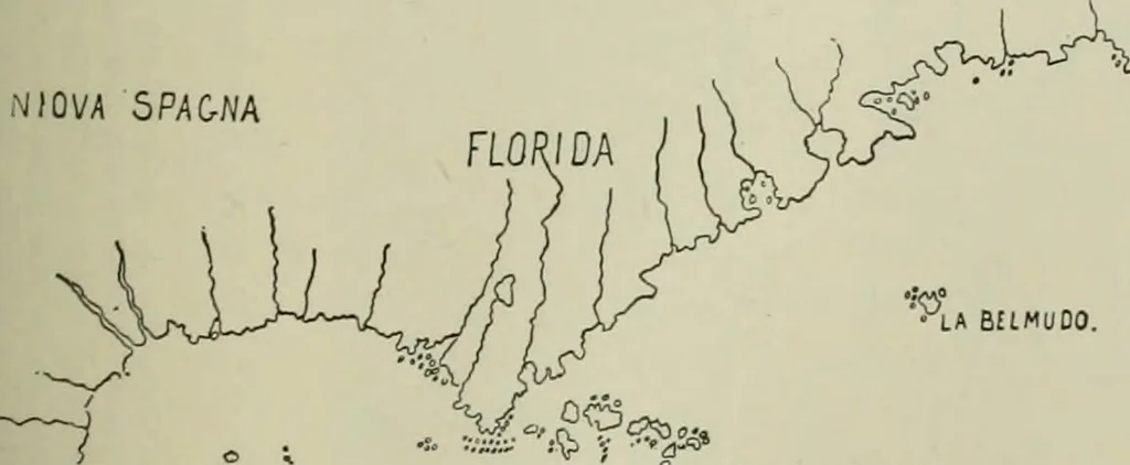 An illustration from Narrative and critical history of America, 1884, leaf 254