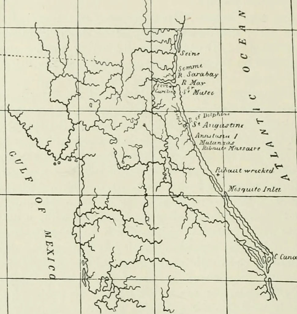 An illustration from Narrative and critical history of America, 1884, leaf 289