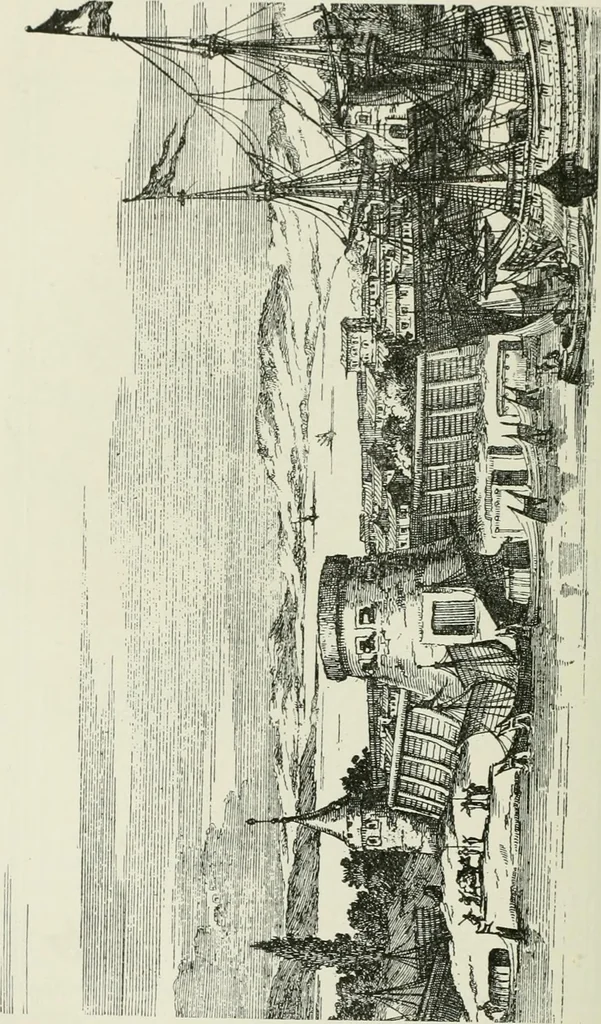 An illustration from Narrative and critical history of America, 1884, leaf 291