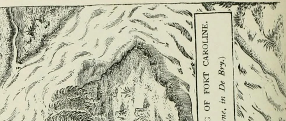 An illustration from Narrative and critical history of America, 1884, leaf 293