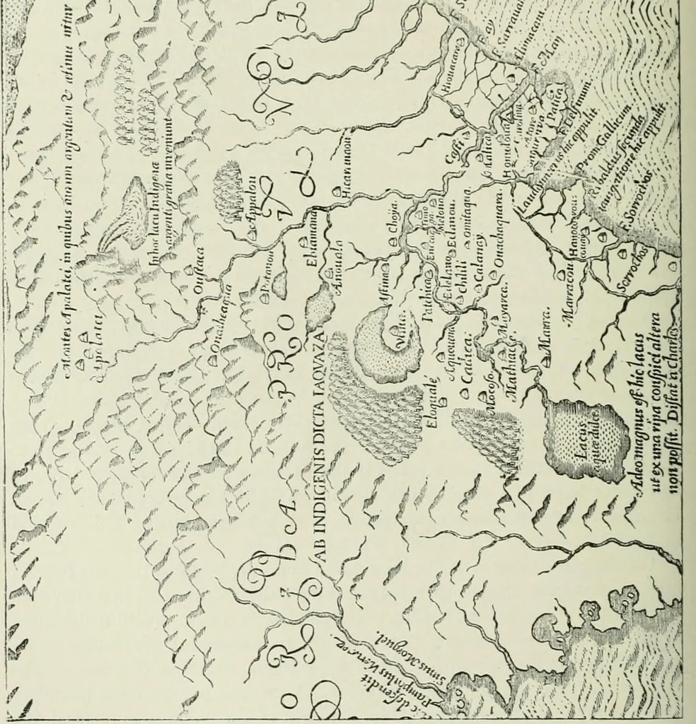 An illustration from Narrative and critical history of America, 1884, leaf 299