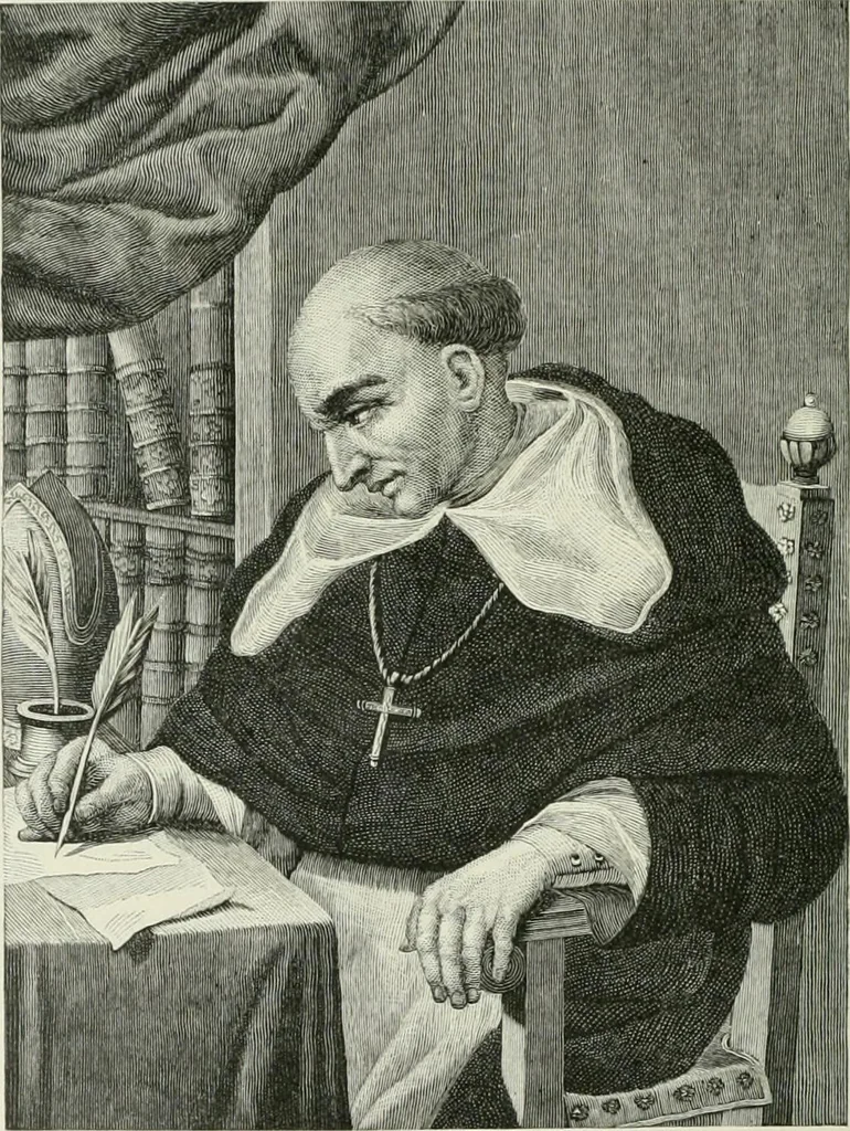 An illustration from Narrative and critical history of America, 1884, leaf 357