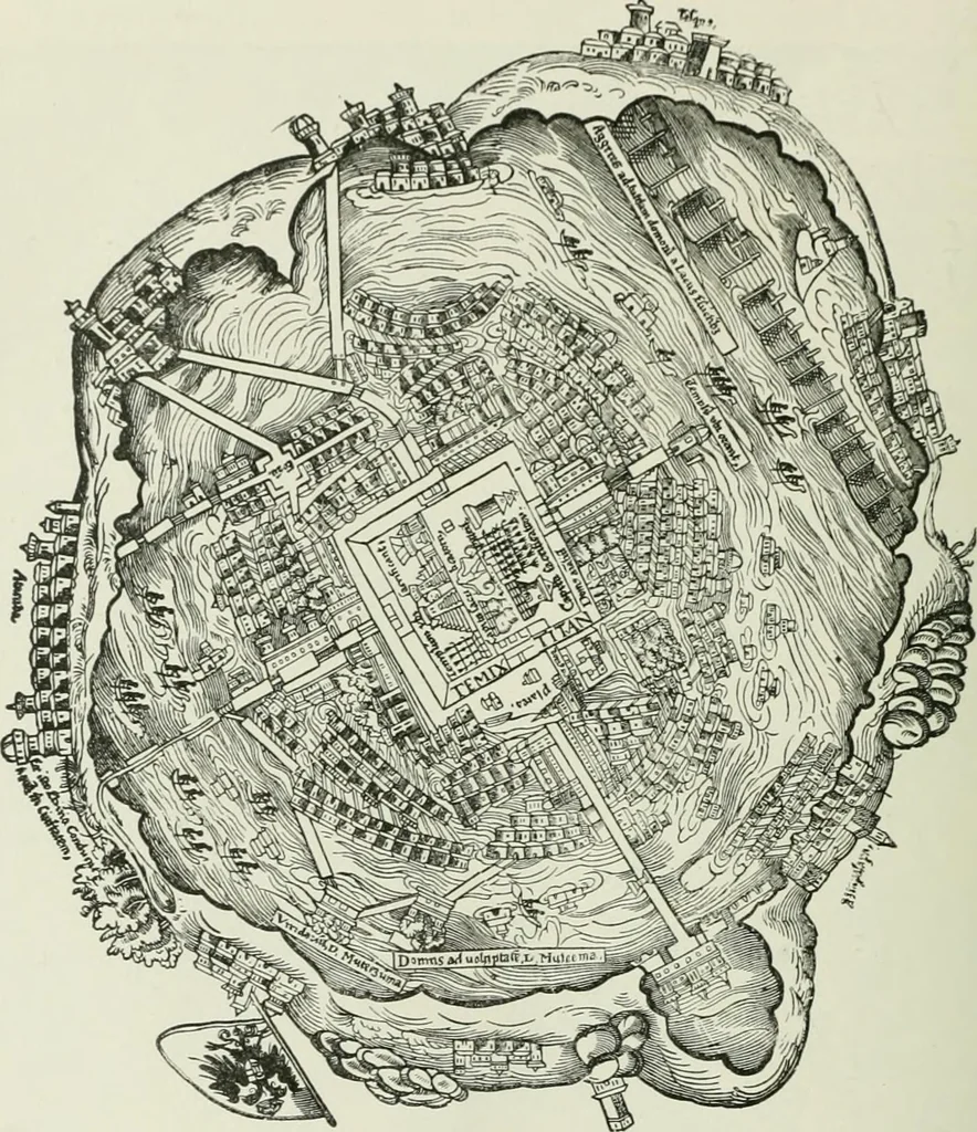 An illustration from Narrative and critical history of America, 1884, leaf 389