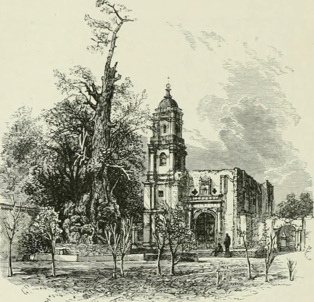 An illustration from Narrative and critical history of America, 1884, leaf 395