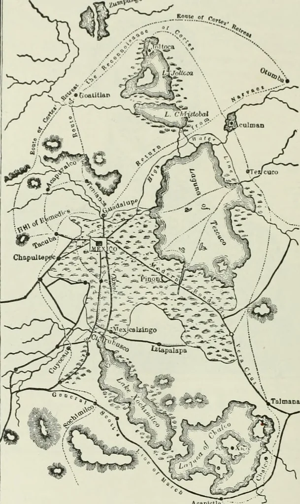 An illustration from Narrative and critical history of America, 1884, leaf 399
