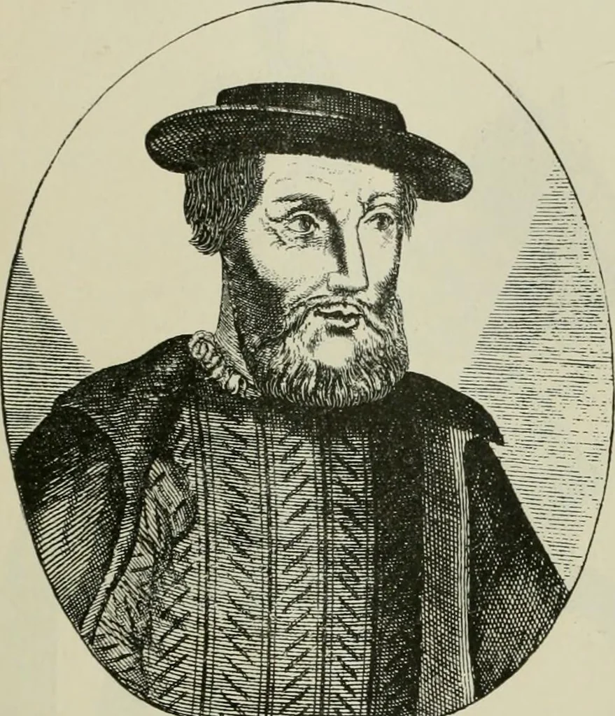 An illustration from Narrative and critical history of America, 1884, leaf 416