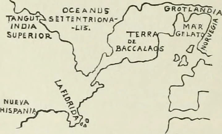An illustration from Narrative and critical history of America, 1884, leaf 461