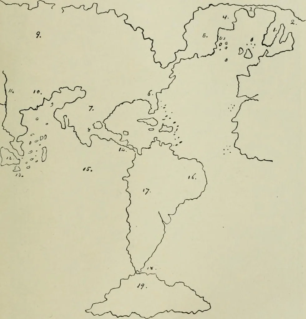 An illustration from Narrative and critical history of America, 1884, leaf 464