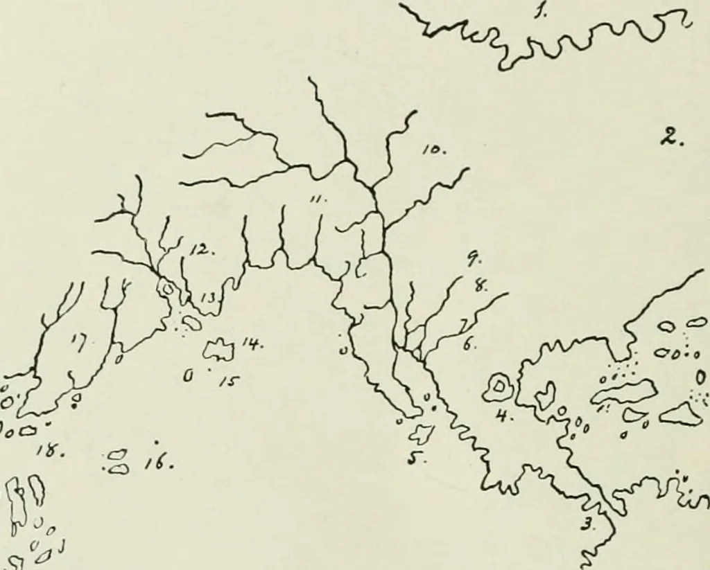 An illustration from Narrative and critical history of America, 1884, leaf 467