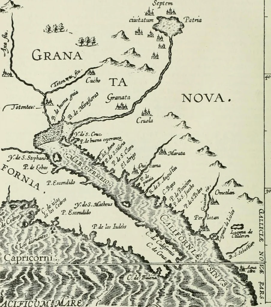 An illustration from Narrative and critical history of America, 1884, leaf 489
