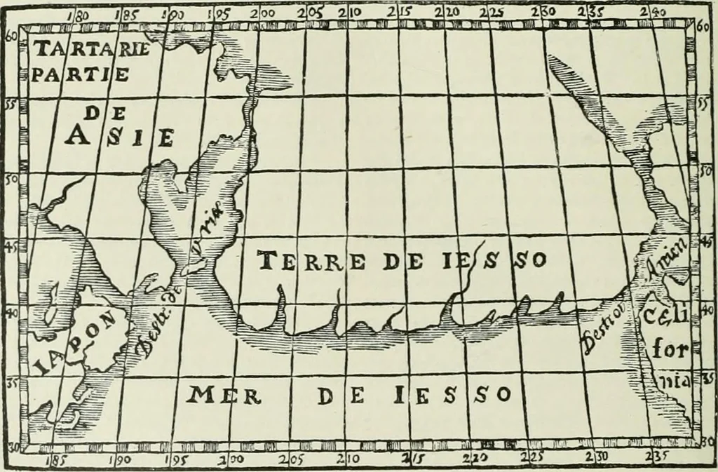 An illustration from Narrative and critical history of America, 1884, leaf 495