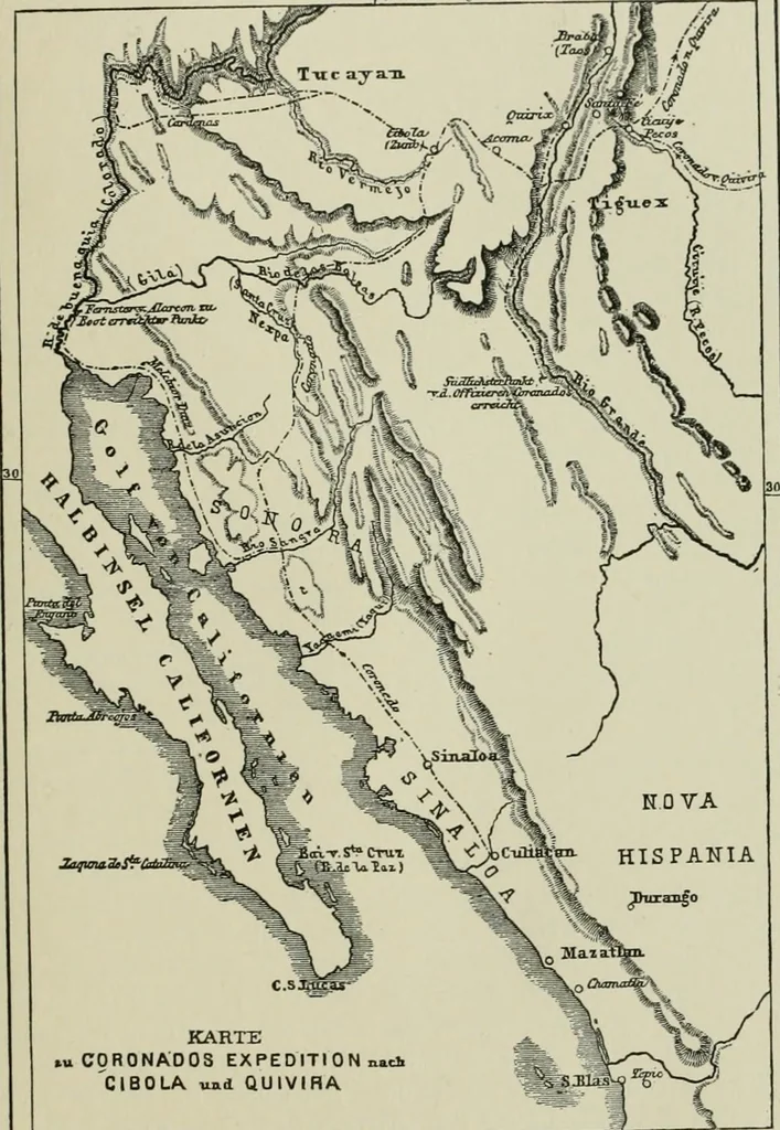 An illustration from Narrative and critical history of America, 1884, leaf 516
