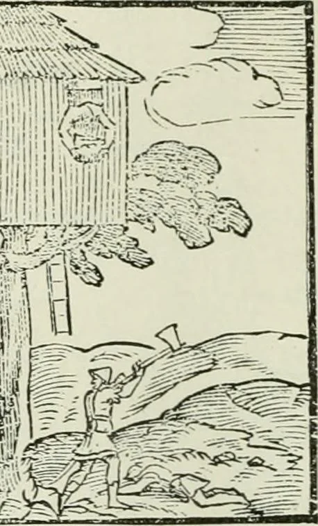 An illustration from Narrative and critical history of America, 1884, leaf 545