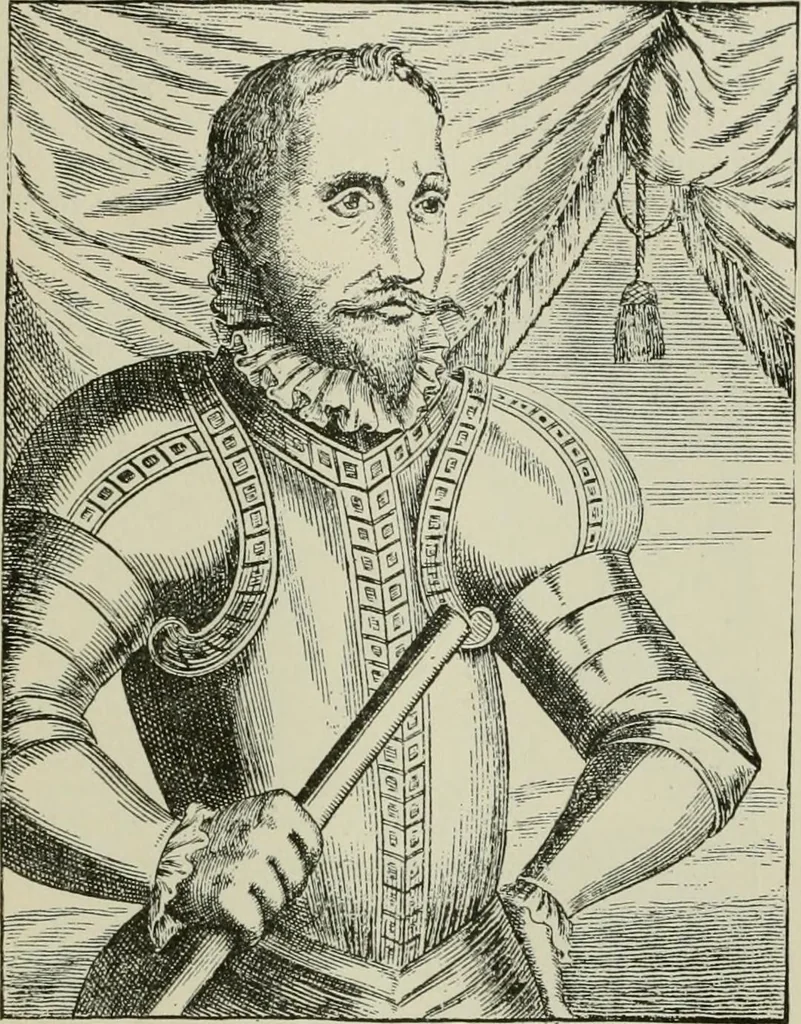 An illustration from Narrative and critical history of America, 1884, leaf 560