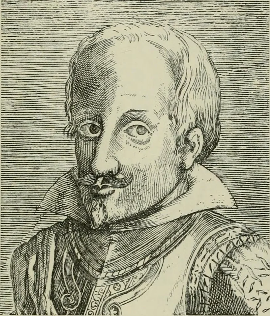 An illustration from Narrative and critical history of America, 1884, leaf 562