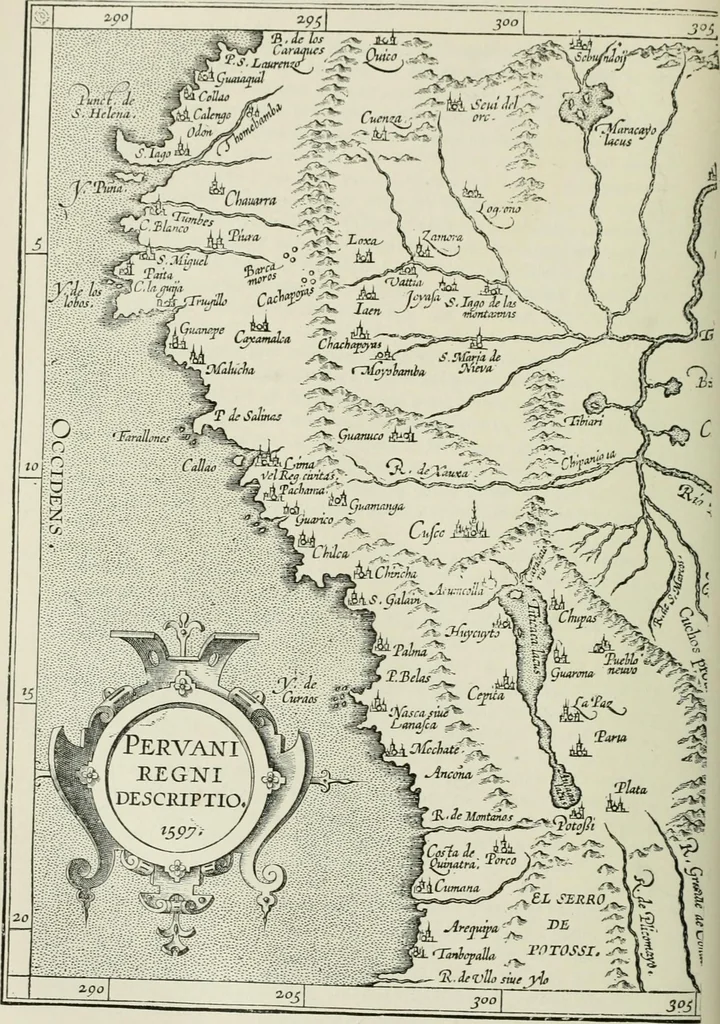 An illustration from Narrative and critical history of America, 1884, leaf 589