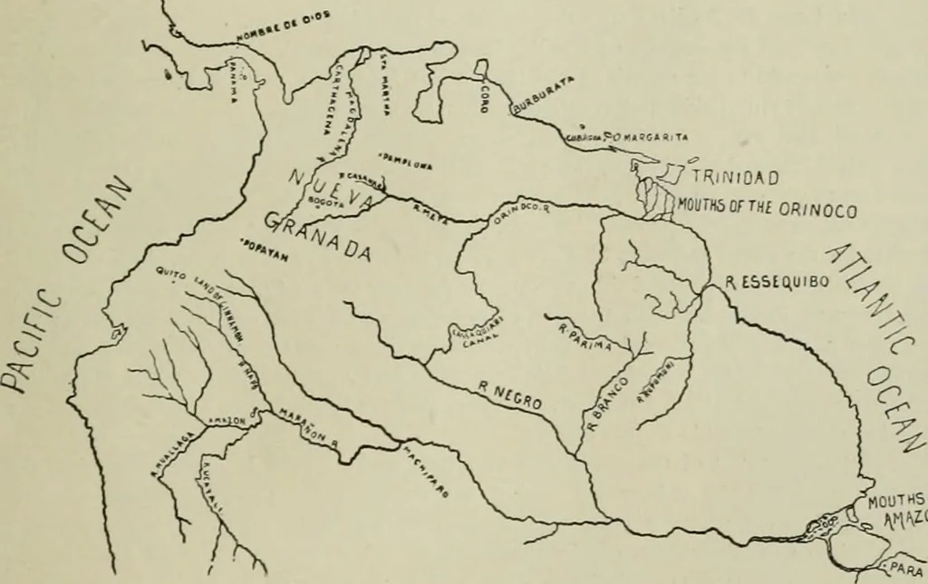 An illustration from Narrative and critical history of America, 1884, leaf 612