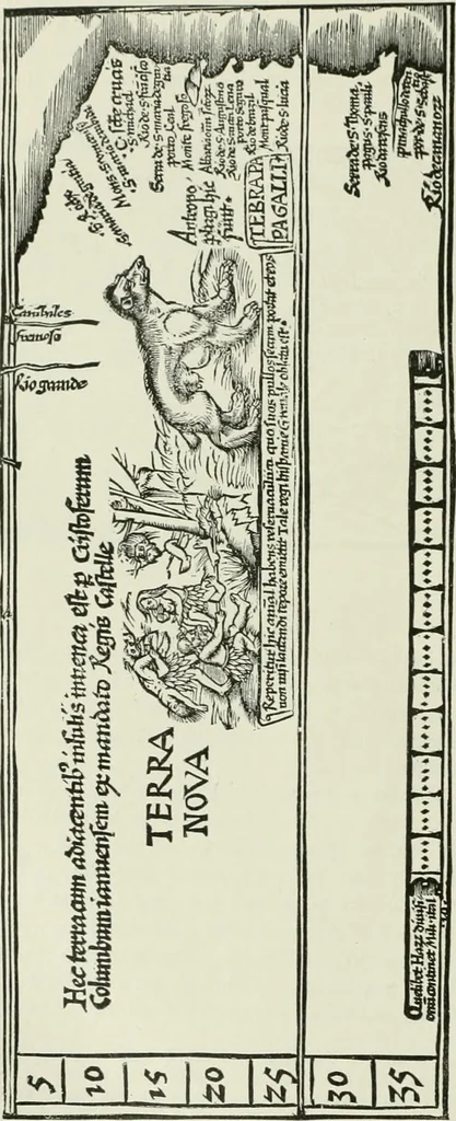 An illustration from Narrative and critical history of America, 1884, leaf 629