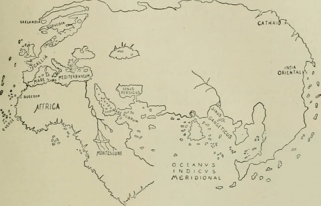 An illustration from Narrative and critical history of America, 1884, leaf 66