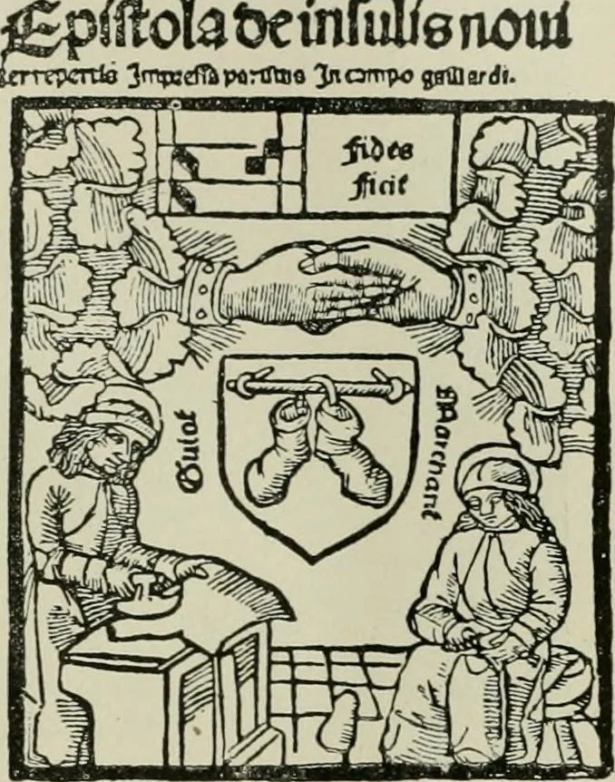 An illustration from Narrative and critical history of America, 1884, leaf 76
