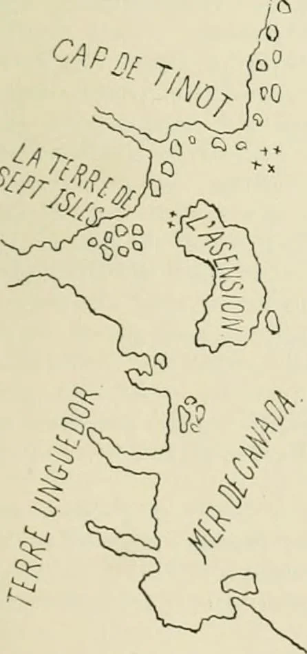 An illustration from Narrative and critical history of America, 1884, leaf 122