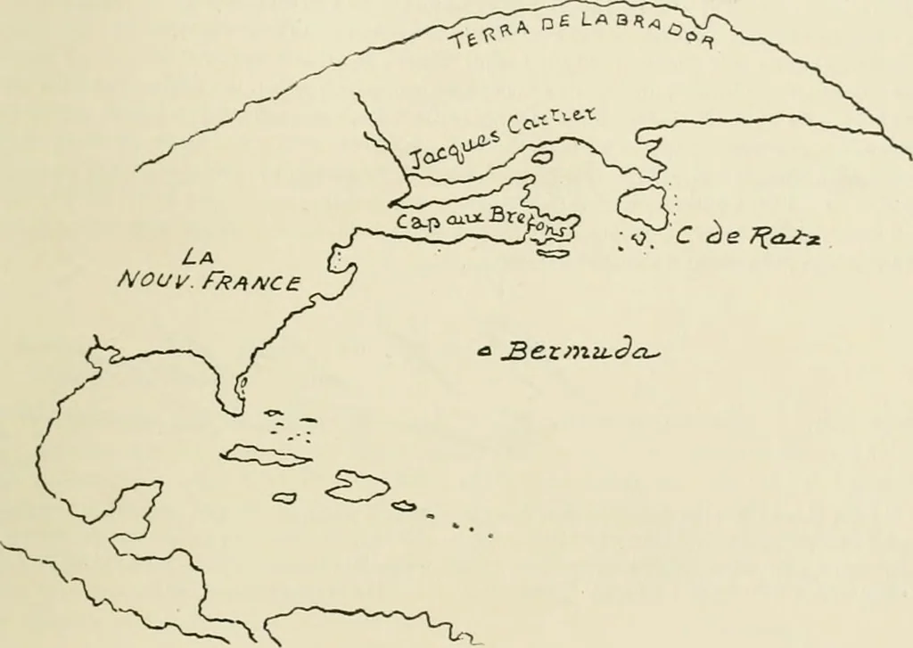 An illustration from Narrative and critical history of America, 1884, leaf 126