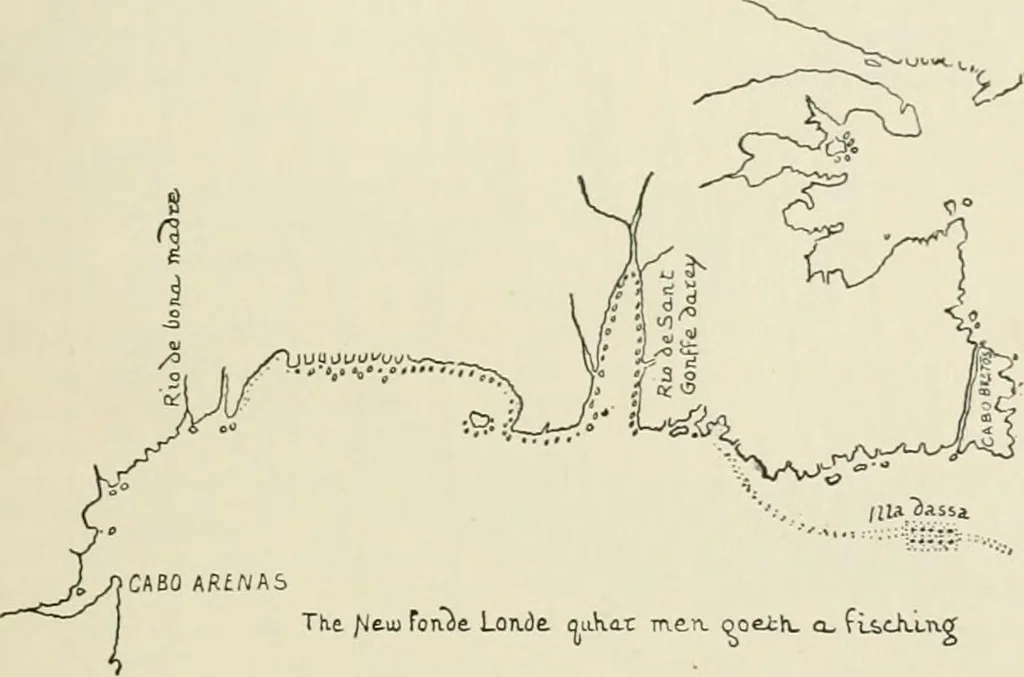 An illustration from Narrative and critical history of America, 1884, leaf 130