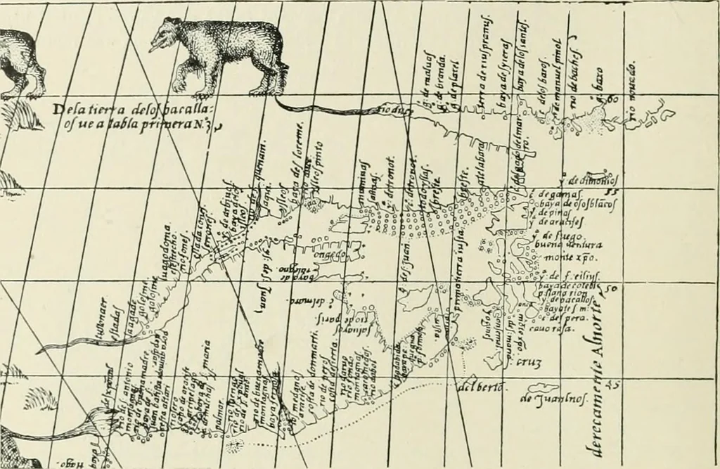 An illustration from Narrative and critical history of America, 1884, leaf 131