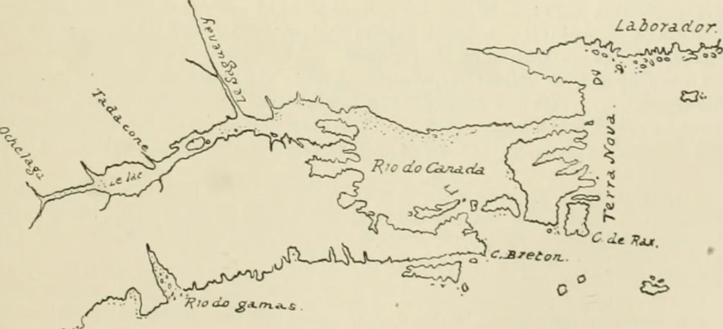 An illustration from Narrative and critical history of America, 1884, leaf 134