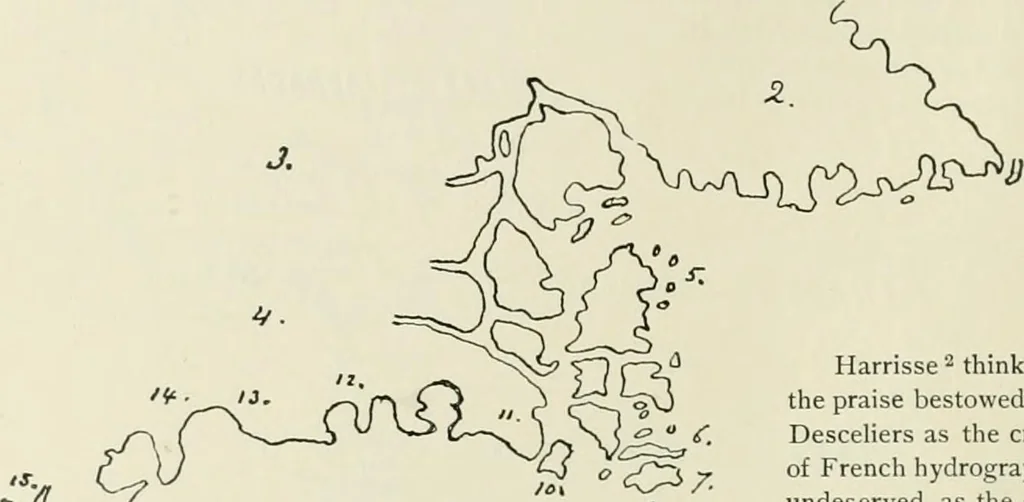 An illustration from Narrative and critical history of America, 1884, leaf 135