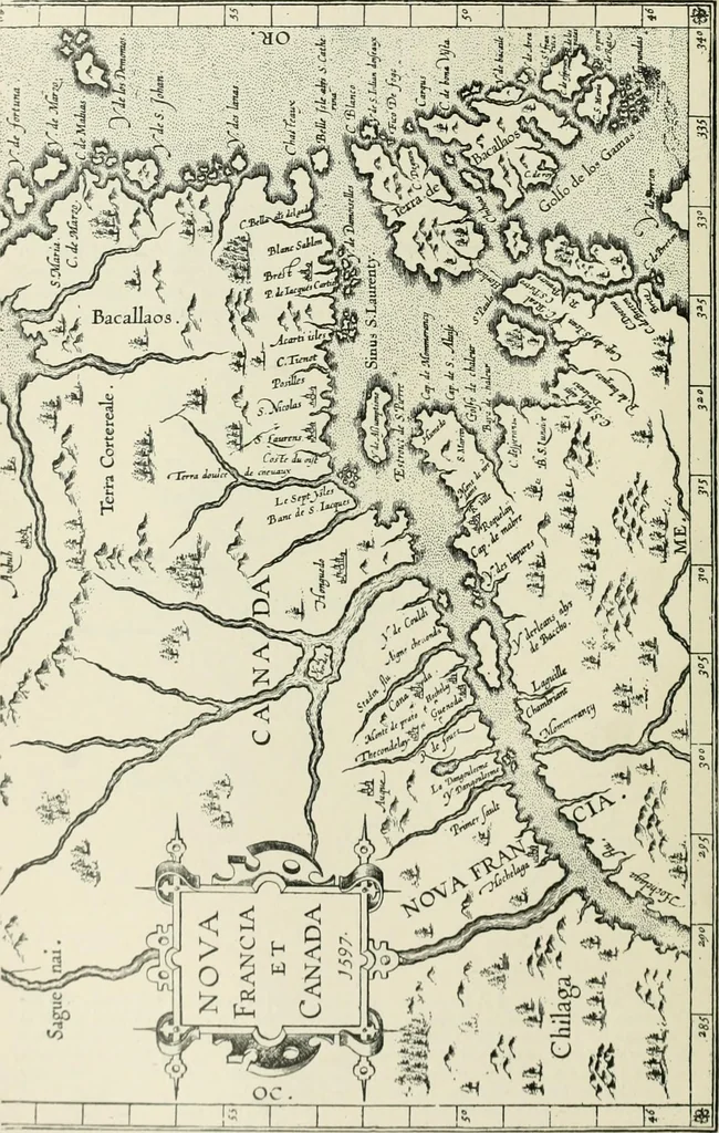 An illustration from Narrative and critical history of America, 1884, leaf 147
