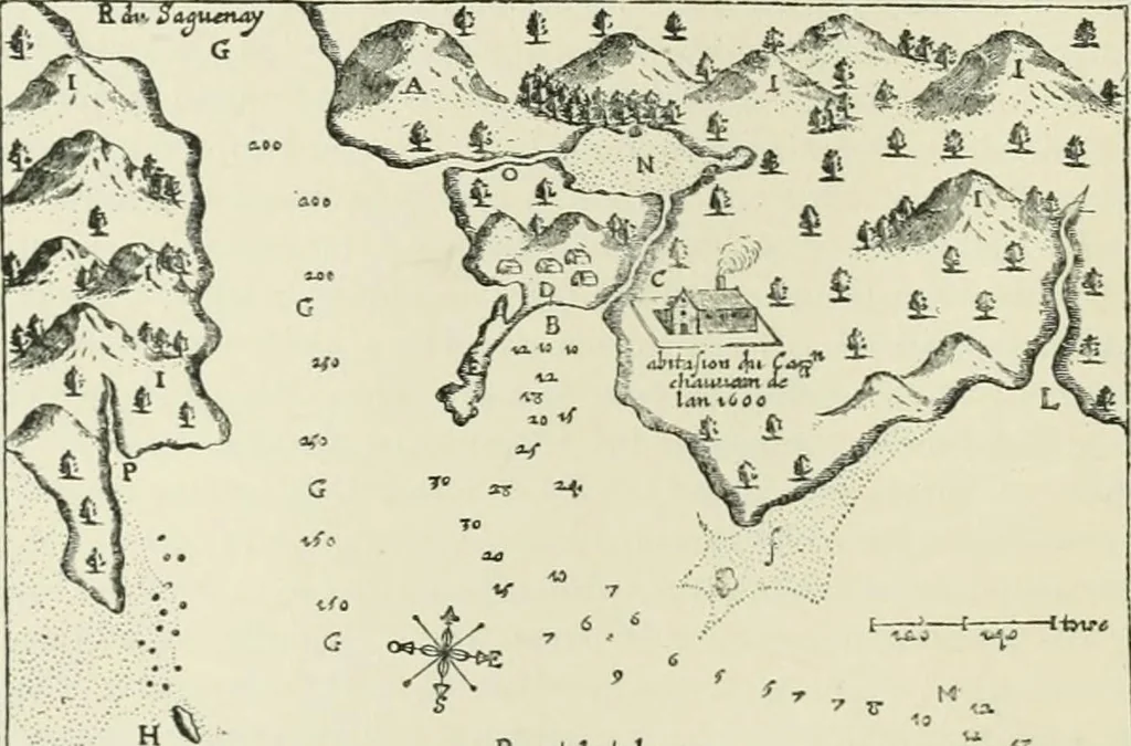 An illustration from Narrative and critical history of America, 1884, leaf 161