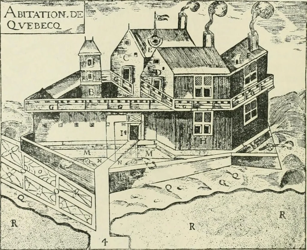An illustration from Narrative and critical history of America, 1884, leaf 165