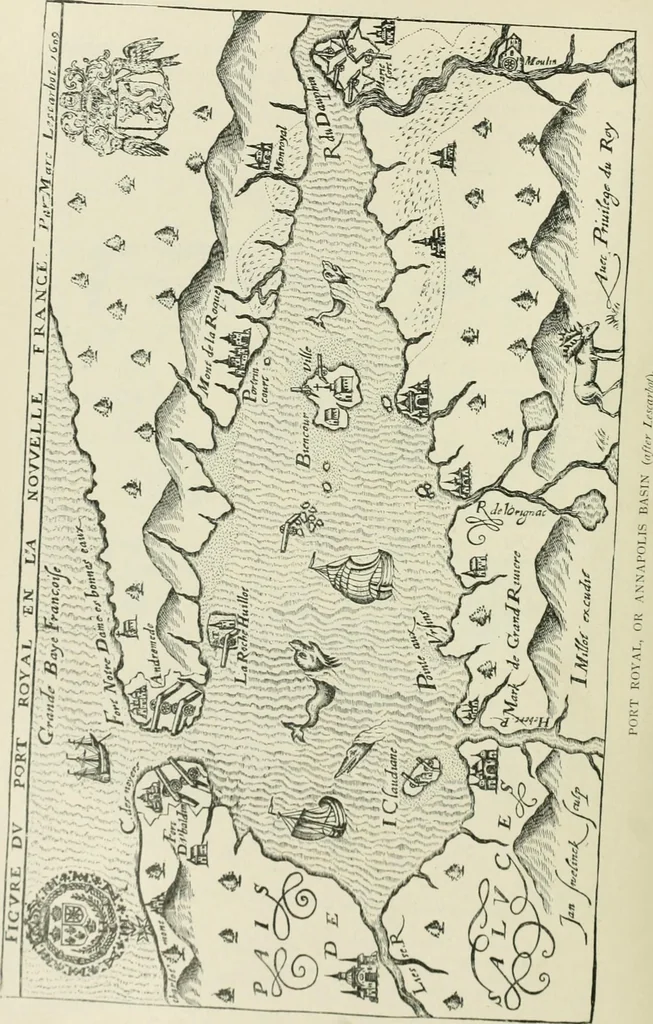 An illustration from Narrative and critical history of America, 1884, leaf 187