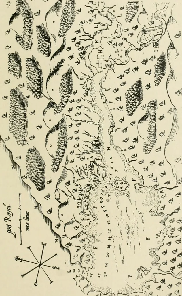 An illustration from Narrative and critical history of America, 1884, leaf 188
