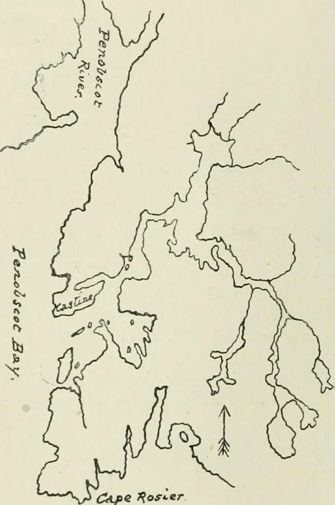 An illustration from Narrative and critical history of America, 1884, leaf 193