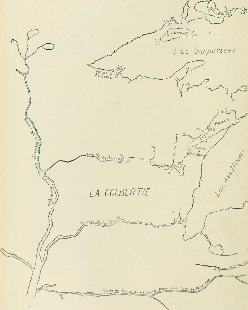 An illustration from Narrative and critical history of America, 1884, leaf 259