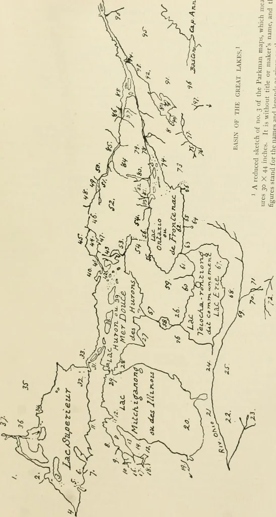 An illustration from Narrative and critical history of America, 1884, leaf 262