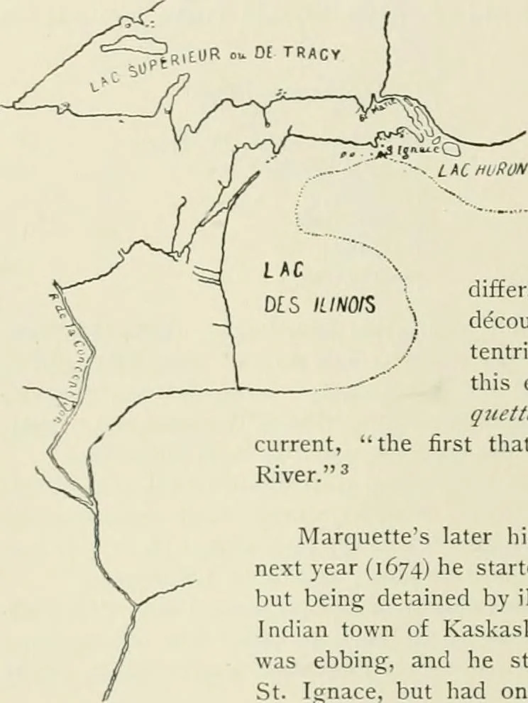 An illustration from Narrative and critical history of America, 1884, leaf 267