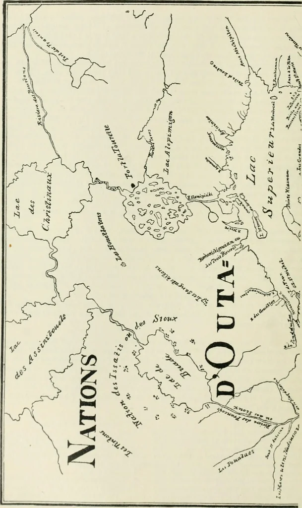 An illustration from Narrative and critical history of America, 1884, leaf 277