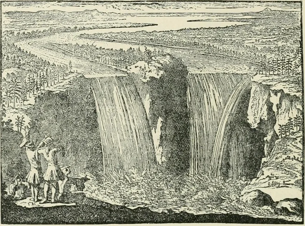 An illustration from Narrative and critical history of America, 1884, leaf 295