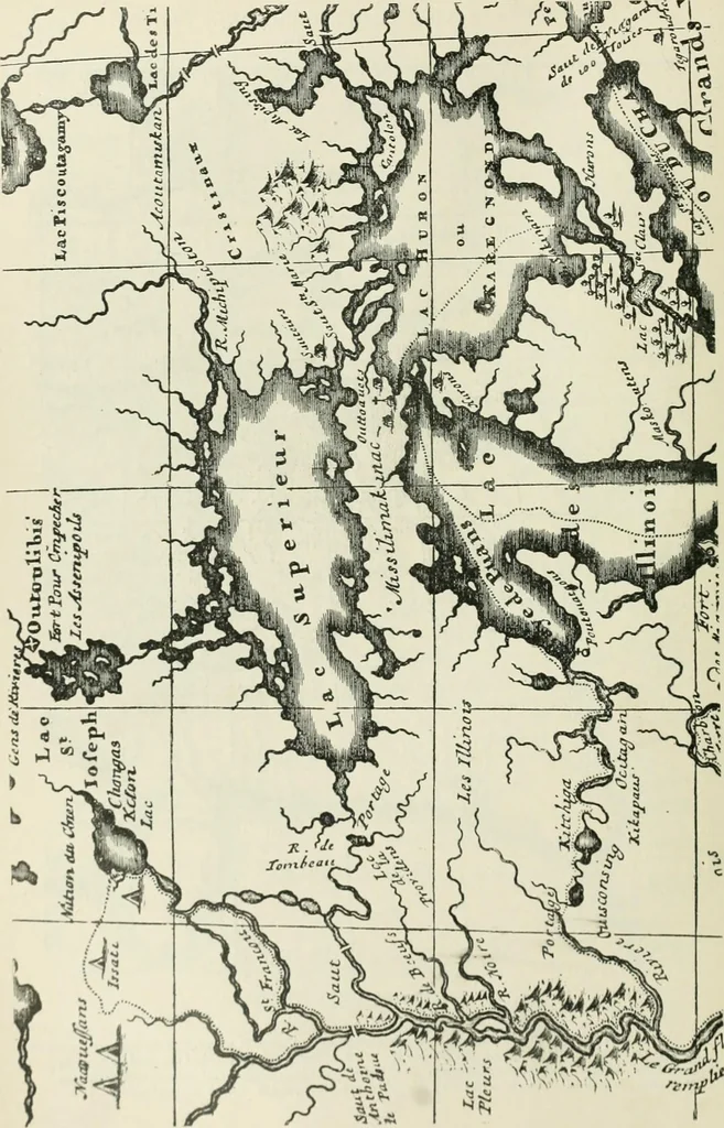 An illustration from Narrative and critical history of America, 1884, leaf 299